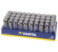 Greenstar 4600 Pack atelier de 40 Piles Varta industrial type AA, Noir