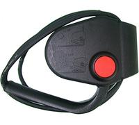 Greenstar 4835 Contacteur de sécurité pour tondeuse électrique 10 A câble H05RN F 2 x 1,0 x 1,8 m IP44, Noir