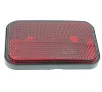 Greenstar 5103 Catadioptre adaptable/livré avec 2 vis de fixation 100 x 68 mm Rouge