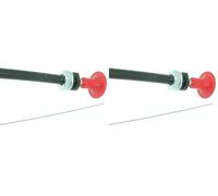 Greenstar 8390 Câble rigide universel arrêt moteur X6301465, Noir (Lot de 2)