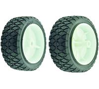 Greenstar 9614 Roue en Plastique à moyeu déporté universelle ø 152 mm longueur 38 mm F1909, Noir