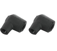 GREENSTAR - Antiparasite/Connecteur De Bougie D'Allumage - En Caoutchouc Standard - Avec Pointe À Visser - Pour Fil Ø 5mm (Lot de 2)