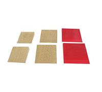 GREENSTAR - Assortiment de 6 Coins d'Emmanchage - Accessoire de Bûcheronnage pour Fixation de Manche en bois