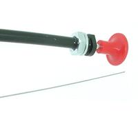 GREENSTAR - Câble Rigide Arrêt Moteur - Adaptable Pour Divers Moteurs - L 1200mm - Gaine 1000mm - Course 70mm