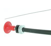 GREENSTAR - Câble Rigide Arrêt Moteur - Adaptable Pour Divers Moteurs - L 1200mm - Gaine 1000mm - Course 70mm