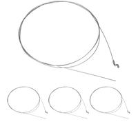 GREENSTAR - Câble Souple Avec Embout en "Z" - Précis - L 2500mm - Ø Extérieur 1,4mm - Durable - Robuste (Lot de 4)