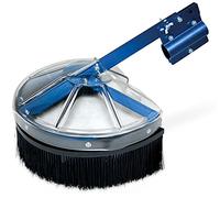 GREENSTAR - Carter Protection pour Débroussailleuse Weber avec Brosses Metalliques - Rabattable - Adaptable sur tubes de Ø 24, 26 et 28 mm