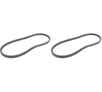 GREENSTAR - Courroie Lisse Z33 - Section 10x6 mm - Longueur Extérieure 878 mm - Facilité De Remplacement - Résistante Et Durable (Lot de 2)