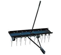 GREENSTAR - Détacheur/Aérateur Gazon à Tracter - 20 Griffes Acier sur Ressort - À Atteler sur Tracteur Tondeuse - Largeur de Travail : 100 cm -