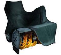 GREENSTAR - Housse Protection Fraise Motoculteur - Pour Fraise à Neige - Polyester - Noire - Dimensions : 196 x 123 / 96 x 114 cm