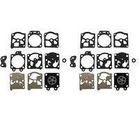 GREENSTAR - Kit De Réparation Membranes Et Joints Carburateur - Adaptable Pour ALPINA, CASTOR, ECHO, EFCO, OLEO-MAC, HOMELITE, HUSQVARNA, TANAKA - Remplace D20-WA, WT (Lot de 2)