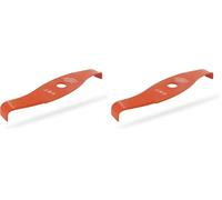 GREENSTAR - Lame 2 Dents Profil Courbe - Spéciale Ronces - Adaptable Pour Débroussailleuse - Réduction Du Bruit - Coupe De 280 mm, Alésage 25,4 mm & Epaisseur 3 mm - Qualité Supérieure - Lame Orange