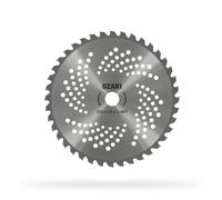 GREENSTAR - Lame 40 Dents Pour Débrousailleuse - Dents à Pointe Carbure - Largeur de Coupe : 255 mm - Epaisseur 1,3 mm - Alésage 25,4 mm