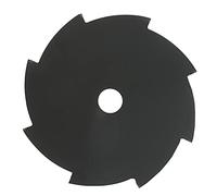 Greenstar Lame de débroussailleuse en Acier, 8 dents, Noir, Coupe de 230mm, Alésage: 25,4mm, Épaisseur: 1,8mm, Compatible avec le Bois