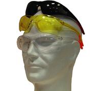 GREENSTAR - Lunettes De Protection 45m/s En Plastique - Verres Clairs - Modèle Professionnel - Norme EN166 F - Débroussailleuse & Bricolage