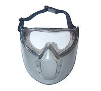 GREENSTAR - Lunettes De Protection En Polycarbonate & Masque Protection - Surlunettes De Sécurité Compatibles Avec Lunettes Correctives - Sangle Ajustable - Norme EN166 - Débroussailleuse & Bricolage