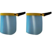 Greenstar OZAKI - Visière De Protection Ecran En Polycarbonate - Modèle Professionnel - Hauteur Visière 190 mm - Débroussailleuse & Bricolage (Lot de 2)