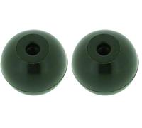 Greenstar Poignée Boule de levier Noir Ø: ext: 35mm, Ø int: M10 Plastique, Métal (Lot de 2)