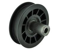 GREENSTAR - Poulie Tendeur À Gorge Plate Sur Roulement - Adaptable Pour Modèles AYP, FLYMO, HUSQVARNA, JONSERED, PARTNER CT131, CT141 - Remplace 179114, 532179114 - Ø Ext: 88,5mm - Ø Int: 9,8mm