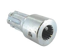 GREENSTAR - Réducteur/Prolongateur - 18 dents (25 mm Z=18) / 6 dents (1'' 3/8 Z=6) - Avec Vérouillage Par Goupille (Non Incluse) - Adaptable Pour Tracteurs KUBOTA B6000 & MITSUBISHI MT