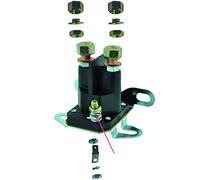 GREENSTAR - Relais De Démarreur Multi-applications 3 Bornes à Fixations Latérales et Inférieures - Idéal pour Divers Modèles - Dimensions 0.070 m x 0.070 m x 0.100 m - Poids Brut 0.184 KG