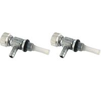 GREENSTAR - Robinet À Essence Avec Filtre Nylon - Adaptable Pour Moteurs BERNARD - Filetage M10 x 100 - Pour Tuyau Ø 6mm - Remplace Origine 11043, 011043 (Lot de 2)
