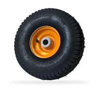 GREENSTAR - Roue Complète - Pour McCulloch Mowcart 66 Rider - Dimension Roue 400x10-4 - Remplace origine: 532436946, 584385801, 581420602