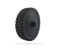 GREENSTAR - Roue en Plastique Universelle sur Bague + Enjoliveur - Diamètre 180 mm - Bagues de Réduction 8/10/12 mm