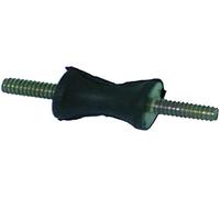 GREENSTAR - Silent Bloc Modèle Diabolo - Ø 24mm - Longueur 20mm - Filet M6 - Longueur Filet 10mm - Absorption des Vibrations