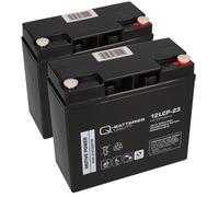 GreenStreet Batterie De Remplacement Pour Électromobile 2 Batteries 12V 23Ah
