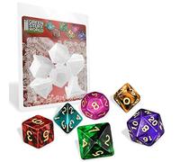 Greenstuff World GSWD-2496 Lot de 6 moules en silicone pour écrous RPG