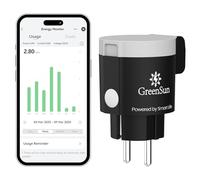 GreenSun Prise Connectée Exterieure Alexa - Prise Connectée Smart Life APP Télécommande Exterieure Etanche IP44 Mesure Consommation Fonction Commande Vocale Contrôle APP Minuterie 16A Type F