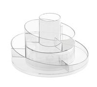 Greentainer Organisateur de maquillage rotatif à 360° en acrylique pour parfums et bijoux, grande boîte cosmétique pour chambre à coucher, salle de bain, bureau, organisateur de beauté pour coiffeuse