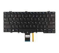 GreenTech 0NPN8 Clavier pour Dell Latitude 5280 5288 5289 5290 7280 7290 7380 7389 7390 rétroéclairé US PK131S51B00 V160325BS