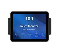 GreenTouch 10.1 Pouces 10 Points Avant étanche Industriel Cadre Ouvert PCAP écran Tactile LCD Moniteur 1280x800 Noir
