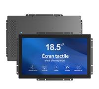 GreenTouch 1000 lentes haute luminosité industrielle 18,5 pouces cadre ouvert écran tactile capacitif moniteur