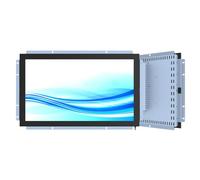 GreenTouch Cadre ouvert industriel de moniteur tactile 18,5", interface HDMI/VGA/DVI, technologie d'écran tactile IR pour kiosque libre-service