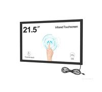 GreenTouch Cadre Tactile Infrarouge interactif 54,8 cm (21,5 Pouces), Kits de Superposition d'écran Tactile IR, Cadre de Panneau d'écran Tactile IR avec Verre trempé de 3 mm