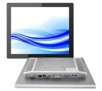 GreenTouch Écran Tactile capacitif Industriel 15 Pouces en Aluminium Pur, 10 Points, Interface HDMI/VGA/DVI, 1024 x 768