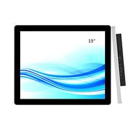 GreenTouch Écran tactile LCD mural avec cadre en aluminium de 19 pouces - HDMI/VGA/DVI-1280 x 1024 @ 60 Hz