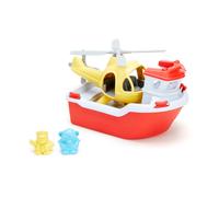 Bateau de sauvetage et hélicoptère ? jouet 2 en 1 en plastique recyclé multicolor TU