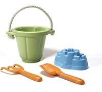 GREENTOYS - Jouet de sable avec seau vert 4 pièces