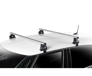 GREENVALLEY Aluminium Roof Bar Complete with premounted Feet Easy One EV