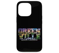Greenville Caroline du Sud Skyline Falls Park Scenic Sunset Coque pour iPhone 13 Pro