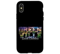 Greenville Caroline du Sud Skyline Falls Park Scenic Sunset Coque pour iPhone X/XS