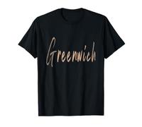 Greenwich Connecticut Design Vintage élégant T-Shirt