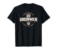 Greenwich Prime Meridian Coordonnées Label 2C T-Shirt