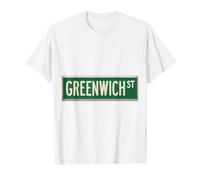 Greenwich Street Plaque de rue NYC Cadeau pour homme femme enfant T-Shirt