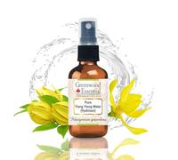 Greenwood Essential Eau pure d'ylang-ylang (hydrolat) (Cananga odorata) de qualité thérapeutique naturelle 100 ml (3,38 oz)