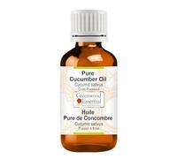 Greenwood Essential Huile de concombre (cucumis sativus) pure, 100% naturelle, de qualité thérapeutique et produite par pression à froid, pour soin, 15 ml